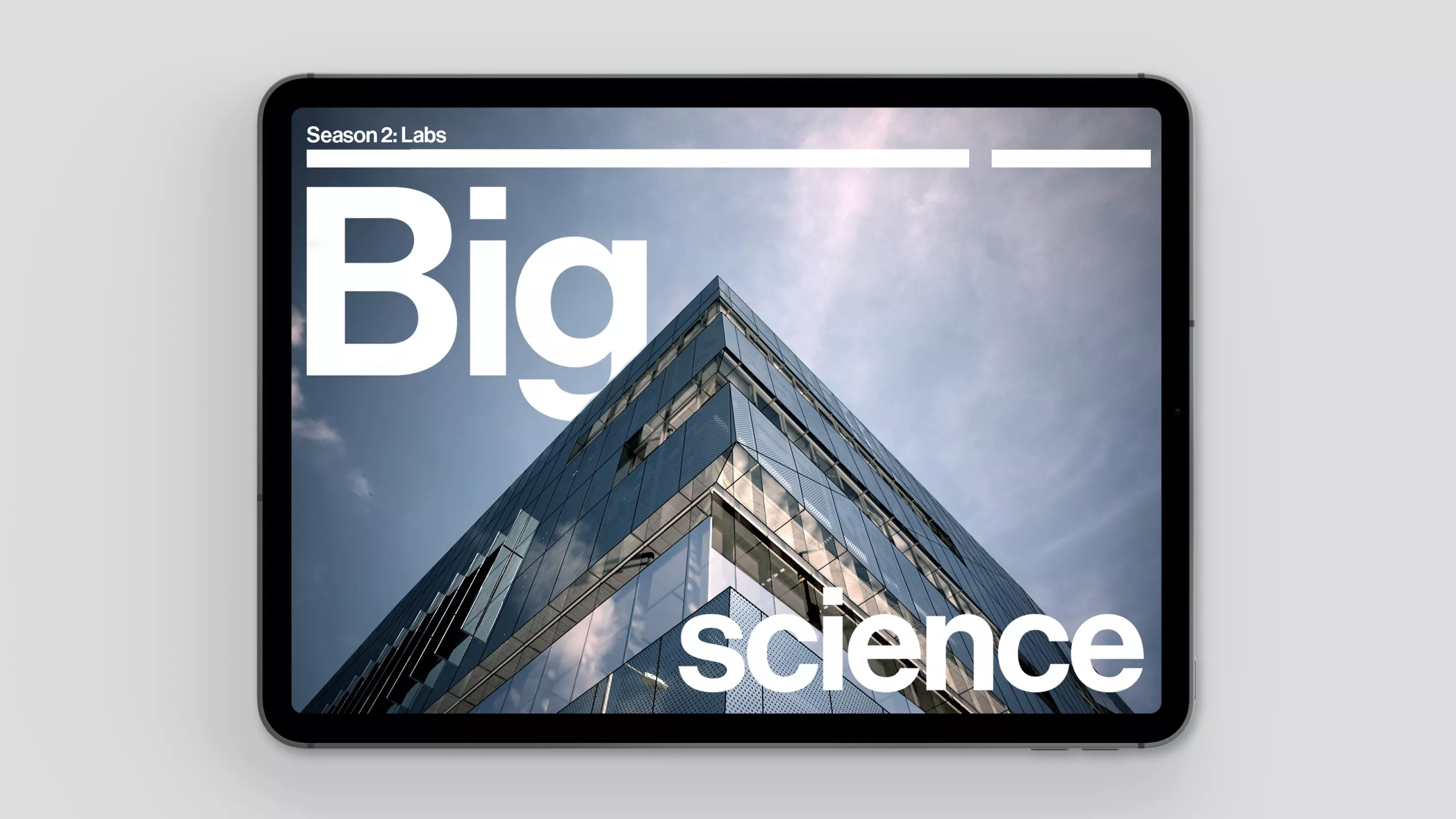 Ipad big science