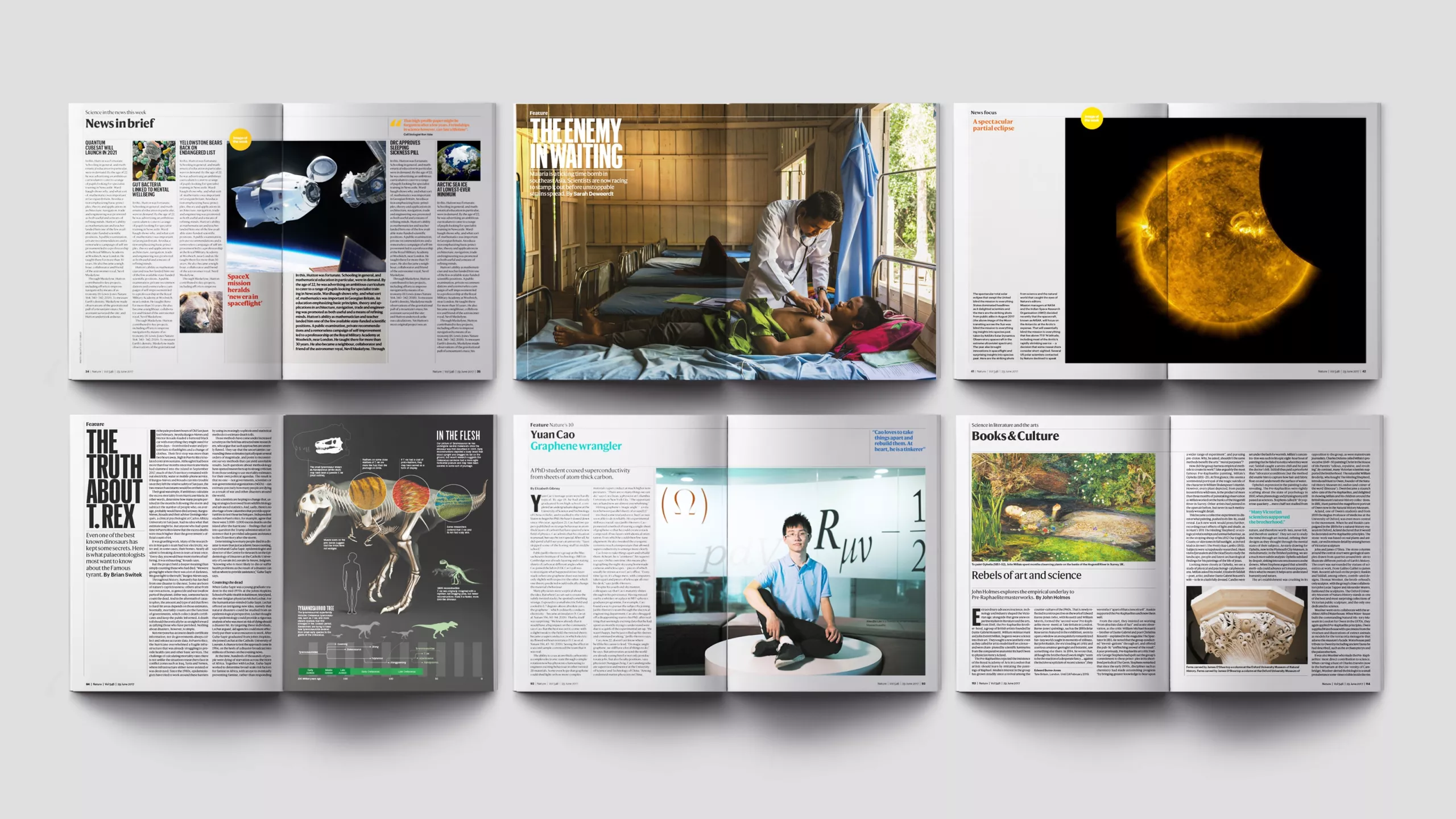 Print 6 Spreads flat mockups