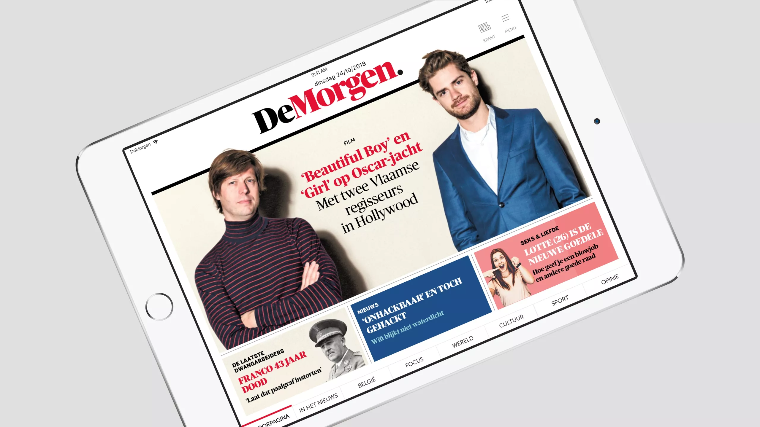 Editie De Morgen V01